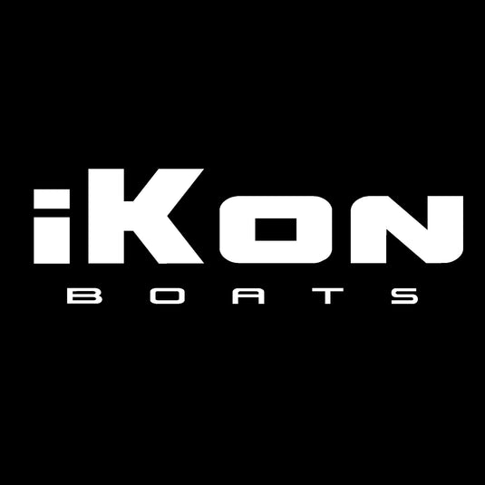 Premium Decal - iKon Boats White - 2 Sizes