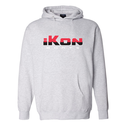 iKon Boats Hoodie - Red & Black Boxout