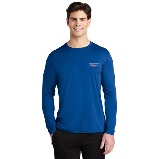 iKon Boats UPF 50 Performance Long Sleeve Shirt- Royal Blue Future of Fishing