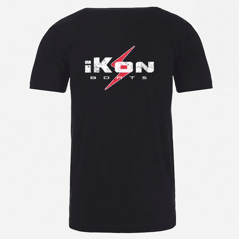 Load image into Gallery viewer, iKon Boats Next Level® Premium Cotton Tee - Distressed Bolt

