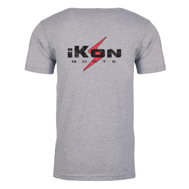 Load image into Gallery viewer, iKon Boats Next Level® Premium Cotton Tee - Distressed Bolt
