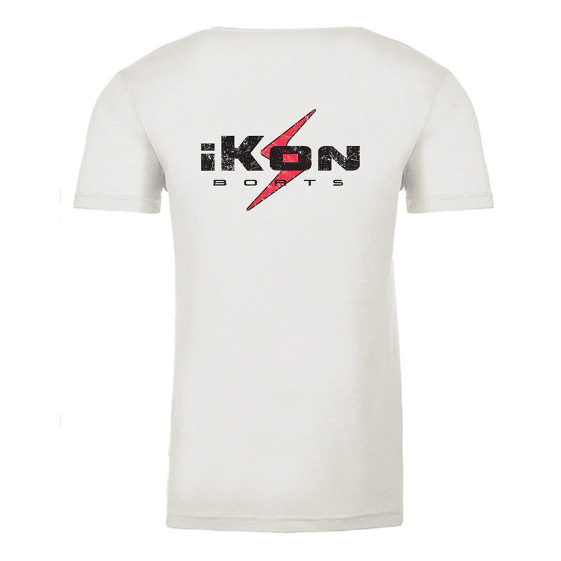 Load image into Gallery viewer, iKon Boats Next Level® Premium Cotton Tee - Distressed Bolt
