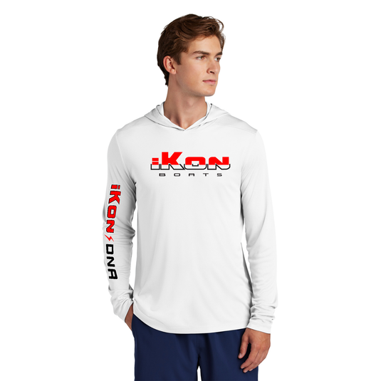iKon Boats Hooded UPF 50 Performance Long Sleeve Hoodie - iKon DNA
