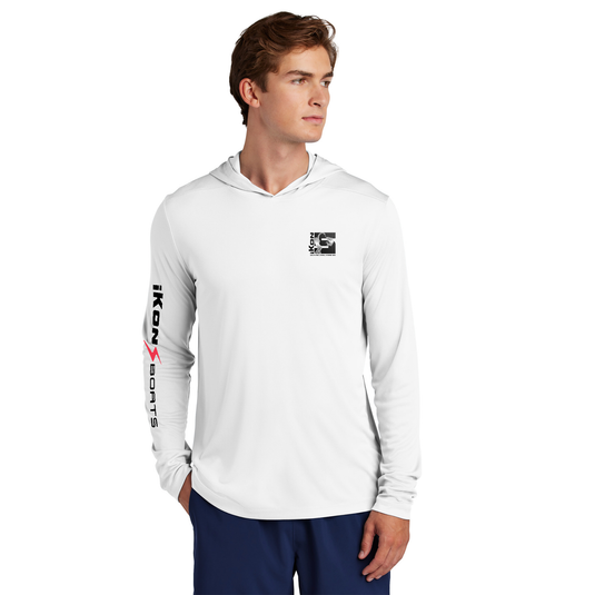 iKon Boats Hooded UPF 50 Performance Long Sleeve Hoodie - iKon5