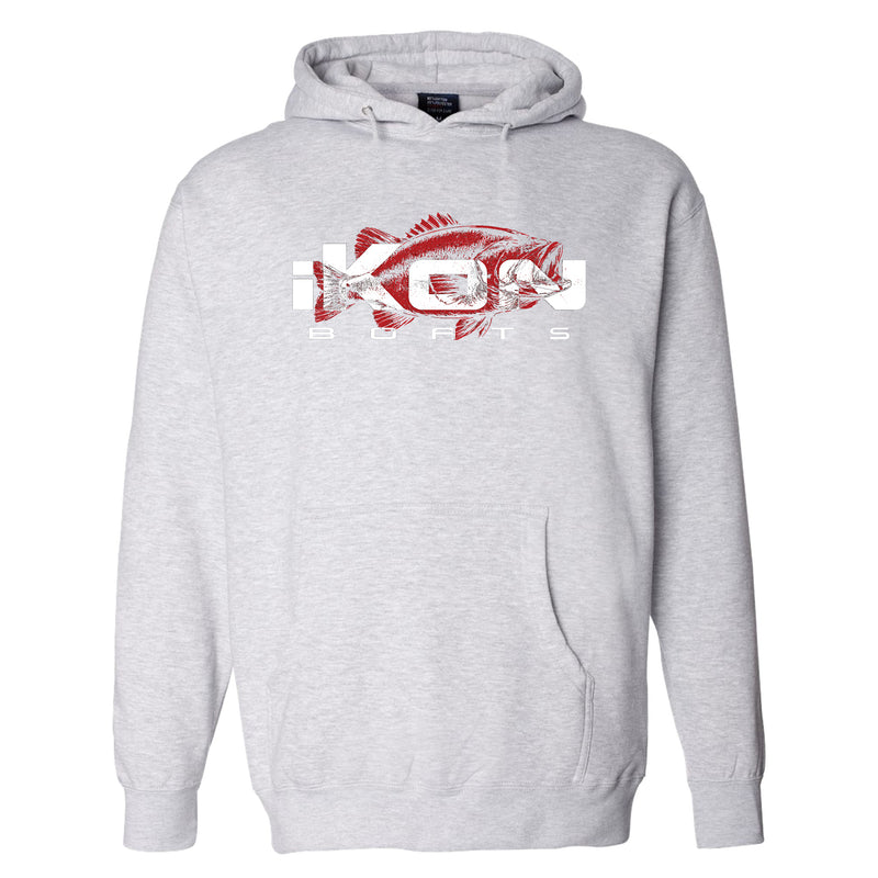 Load image into Gallery viewer, iKon Boats Red Bass Hoodie
