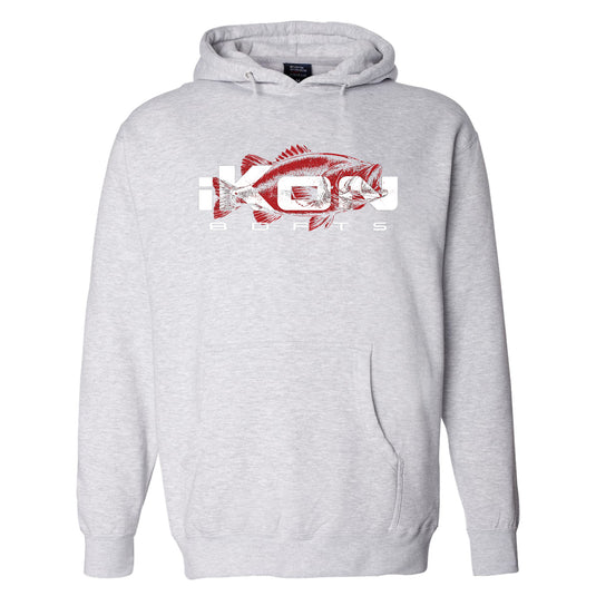 iKon Boats Red Bass Hoodie
