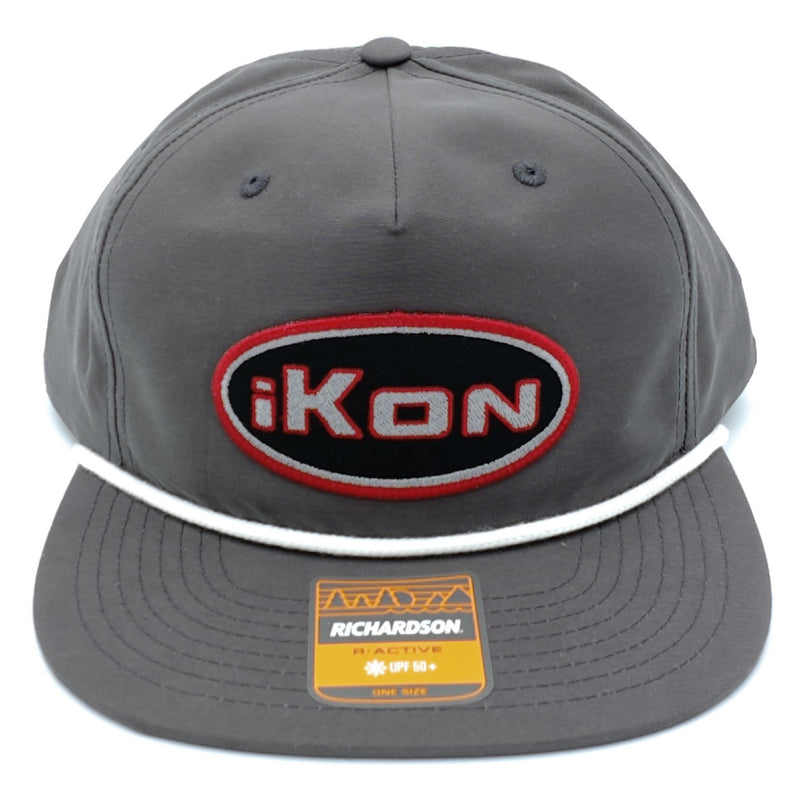 Load image into Gallery viewer, iKon Grandpa Rope Hat - Gray
