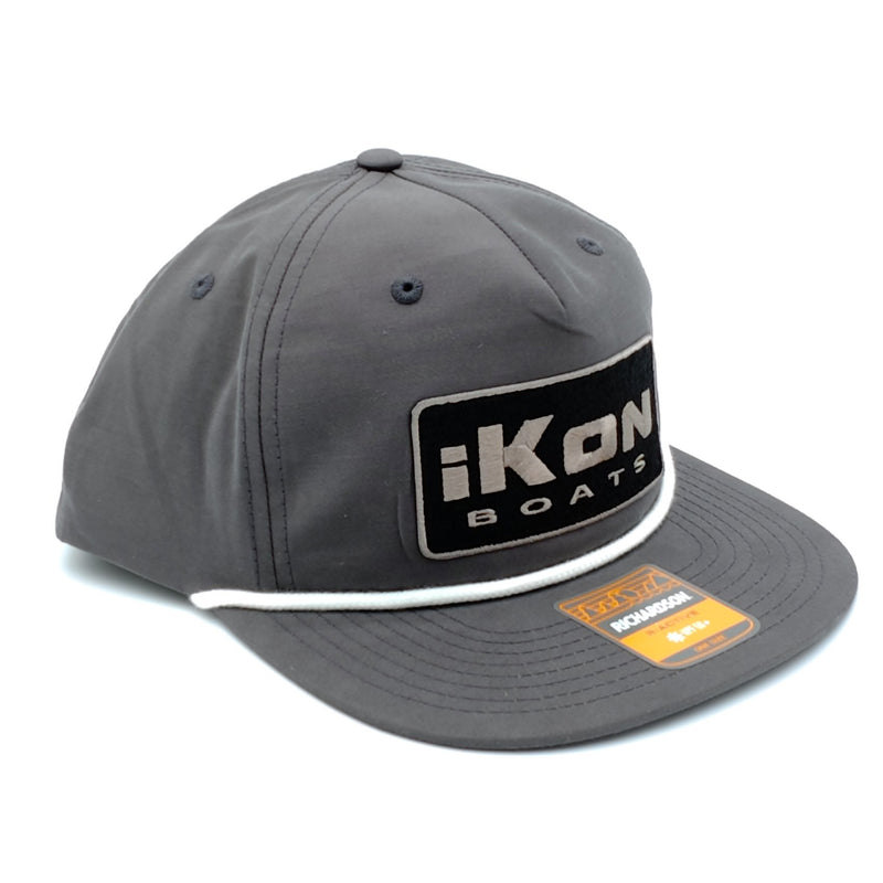 Load image into Gallery viewer, iKon Grandpa Rope Patch Hat - Gray
